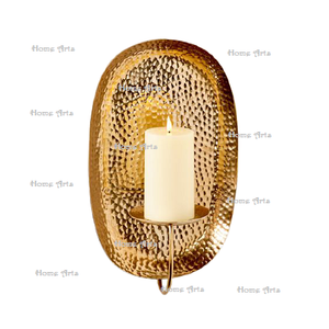 Porte-bougie en métal de style antique, qualité supérieure, forme ovale, pour mariage et fête - Product Image 6