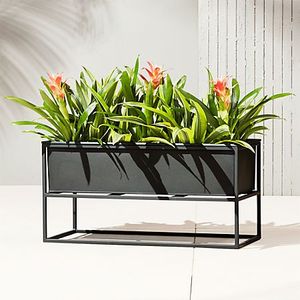 Galvanized Steel Metal <b>Raised</b> Bed Garden <b>Planter</b> <b>Box</b> Grow Beds Outdoor for Vegetable Flowers <b>Planter</b> Pots - Product Image 2
