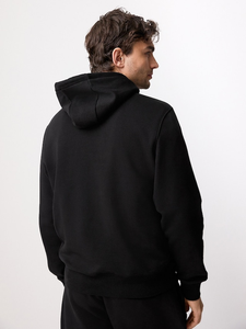 Sudadera con capucha de algodón informal cómoda transpirable de nuevo diseño para hombres y mujeres uso diario con patrón sólido liso - Product Image 4