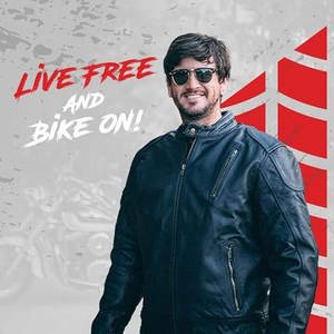 Blouson de moto en cuir avec armure pour homme, style café racer, blouson en cuir véritable, résistant aux intempéries, équipement de protection pour la conduite - Product Image 5