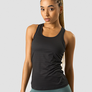 Camiseta sin mangas de bambú sostenible para mujer, fabricación personalizada, camiseta sin mangas de bambú para mujer, ligera, perfecta para yoga y fitness - Product Image 6