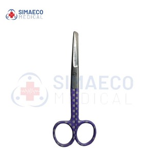 Nuevo estilo de lunares blancos y morados, Tijera para vendaje de enfermería, instrumento médico, tijera quirúrgica, logotipo personalizable impreso, OEM y ODM - Product Image 4