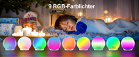 Jam Alarm Digital Sunrise dengan Daya USB, Radio, Lampu Bangun, Fitur White Noise dan Temperatur untuk Penggunaan di Kamar Tidur dan Kantor