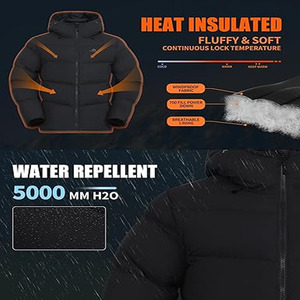 Recién llegado, diseño personalizado y todo, chaqueta de burbujas para hombre, chaqueta acolchada de manga larga de Color vendido cargada por Dress Sports - Product Image 5