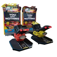 Machine de jeu d'intérieur de moto FF en acier inoxydable de haute qualité ACS, équipement de simulation à monnayeur, interface anglaise, colorée