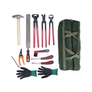 Kit d'outils de maréchal-ferrant professionnel Kit de ferrage pour chevaux Nipper Hoof Horse Farrier Tools Kit de qualité allemande - Product Image 3