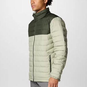 Chaquetas Acolchadas Tejidas de Alta Calidad para Hombre, Cuello Alto, Relleno de Fibra de Poliéster, Cierre de Cremallera, para Clima Frío de Invierno, Servicio OEM - Product Image 2