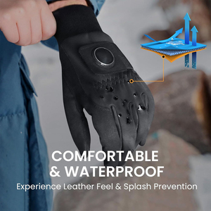 Compre guantes de golf de piel de oveja suave de gran venta, excelentes para calidad profesional, material de cuero y bien cómodo - Product Image 4