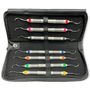 Juego de Instrumentos Dentales de Acero Inoxidable de Primera Calidad al por Mayor, Raspador de Dientes y Espejo Bucal, Kit de Consumibles para Limpieza Dental - Product Image 1