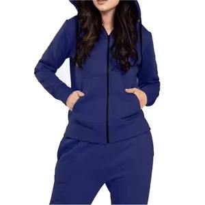 Chándal de mujer al por mayor sudadera con pantalones Jogger clásico de dos piezas casual moda de mujer esencial traje diario - Product Image 5