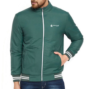 OEM Men's Winter <b>Stand</b> Collar Bomber Jacket-Customizable Brand Logo & Design Windproof High Quality - Product Image 1