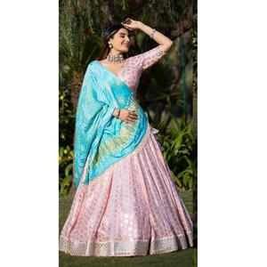 Lehenga Choli-ropa de fiesta de diseñador paquistaní, bordado de secuencia, para boda, última novedad, Ghaghra Choli - Product Image 1
