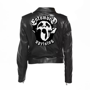 Stylish Men's Custom Street Style Leather <b>Jacket</b> with Fashionable Embroidery for Winter - Product Image 1