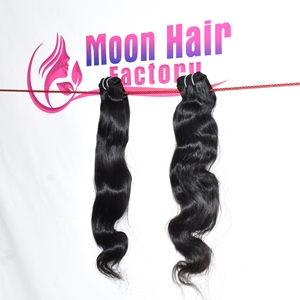 Gran oferta 26 "pulgadas 1 paquete Bodywave cabello humano de aspecto Natural tejido suave y sedoso estilo para cabello de mujer disponible al mejor precio - Product Image 2
