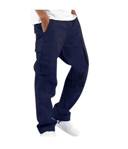 2024 Otoño Invierno pantalones Cargo informales para hombres nueva marca europea americana multibolsillo High Street funcional ligero - Product Image 4