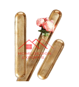 ถาดเสิร์ฟคัพเค้กทรงยาวบนทองสำเร็จรูป - Product Image 1