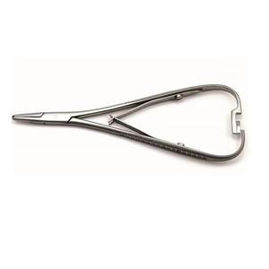 ที่จับเข็มแบบ Mathieu ทำจากสแตนเลส พร้อมด้ามจับแบบคีม สำหรับใช้ในงานศัลยกรรมจัดฟันและทันตกรรม - Product Image 1