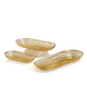 La última bandeja decorativa única para llevar alimentos, diseño de trabajo manual, vajilla de madera Natural para el hogar, bandeja para servir ecológica - Product Image 6