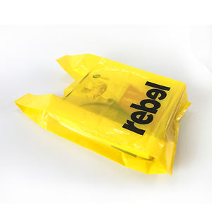 Durable elegante huecograbado impreso camiseta mango chaleco bolsas 100% LDPE Material reciclable hecho en Vietnam ODM precio de fábrica - Product Image 3