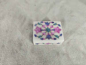 Custom Size & Design <b>Floral</b> Bone Inlay Jewelry <b>Box</b> Highly Crafted Marble <b>Box</b> with Mix Mother of Pearl From India - Product Image 5