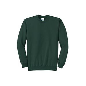 Pull-over décontracté à col en O pour hommes, couleur unie, sweat-shirt à capuche en polaire avec logo imprimé personnalisé, sweat-shirt d'hiver brodé en blanc - Product Image 6