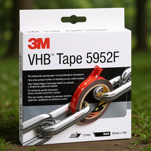 เทปติดตั้ง 3M VHB สีดำ 3M 3M ขนาด 19 มม. x 3 ม. กาวเหนียวแน่นสำหรับงานติดตั้ง - Product Image 3