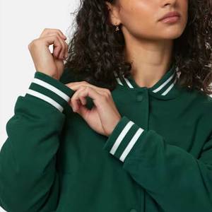 Nouvelles vestes universitaires personnalisées avec logo pour femmes, fabricant professionnel, design unique, vestes universitaires pour femmes - Product Image 6