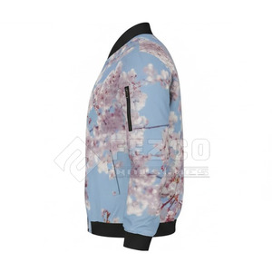 Blouson d'hiver personnalisé pour homme avec col montant et logo frontal, respirant, écologique, service OEM/ODM personnalisé - Product Image 3