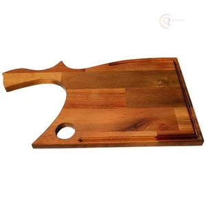 Tabla de Cortar de Cocina de Madera Ecológica de Alta Calidad |   Tabla de Cortar Duradera, Antibacteriana y Apta para Lavavajillas, para Cocinar en Casa - Product Image 4