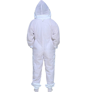 Traje de protección de apicultura de alta calidad Traje de abeja de algodón blanco duradero para niños que garantiza la seguridad y la comodidad durante la apicultura - Product Image 2