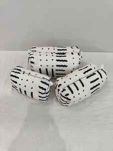 ชุดกระเป๋าเครื่องสำอางผ้าฝ้ายแบบเย็บติดกัน 3 ใบ & กระเป๋าใส่ของใช้ในห้องน้ำผ้าฝ้าย กระเป๋าเดินทาง กระเป๋าเครื่องสำอางพิมพ์ลาย กระเป๋าจัดระเบียบอุปกรณ์ในห้องน้ำ - Product Image 4