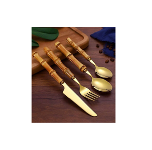 Cuchara de acero inoxidable Cubiertos Tenedor y cuchillo para mantequilla Cubiertos Juegos de cubiertos de acero inoxidable Premium Producto más vendido - Product Image 4