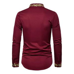 เสื้อปักลายสำหรับผู้ชายใส่สบายปรับสีได้-สินค้ามาใหม่ดีไซน์ยาวผลิตตามสั่ง - Product Image 2