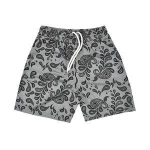 Custom Logo Sport Beach <b>Shorts</b> with Anti-Wrinkle Feature Black Breathable Mesh Lined <b>Lightweight</b> Fabric Sublimation Printed - Product Image 4