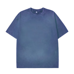 Camiseta de hombre de gran tamaño personalizada de primera calidad 100% algodón orgánico lavado ácido de inspiración vintage camisetas lisas al por mayor camisetas para hombre - Product Image 4