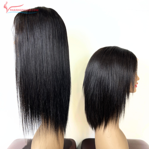 Wholesale Bone Straight <b>Bob</b> <b>Wig</b> – Vietnamese Human Hair, Transparent HD Full Lace Front <b>Wig</b>, Natural Hairline, Ready Stock - Product Image 6