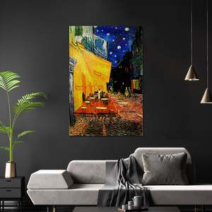 Póster del Café en la Noche de Vincent Van Gogh para decoración de pared - Product Image 2