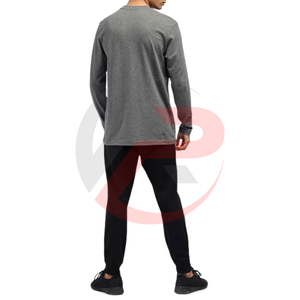 Camisa de algodón de manga larga para hombre de precio barato, secado rápido, transpirable, estampado personalizado con patrón sólido, Material de poliéster/algodón - Product Image 6