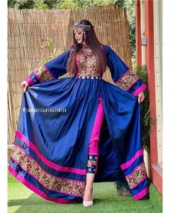 Nuevo Vestido Maxi Afgano Kuchi 2026, Guldoze, Elegante, Floral, Mangas Largas, Moderno, para Fiestas y Uso Casual para Damas - Product Image 4