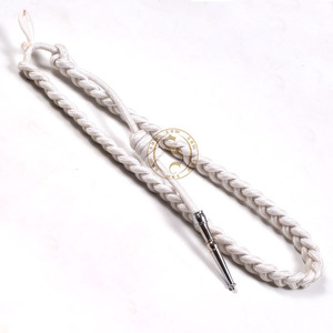 Cordon de robe Aiguillette épaule vert Kelly de haute qualité | Aiguillette en gros pour uniformes et robes nautiques - Product Image 3