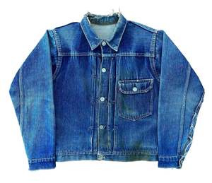 แจ็กเก็ตผ้ายีนส์แบบลำลองวินเทจสำหรับผู้ชายผ้าฝ้ายฟอกสีขาดระบายอากาศได้สำหรับฤดูใบไม้ร่วง - Product Image 1