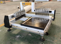 Machine de découpe de verre plat commerciale professionnelle, mini CNC optique, manuelle, à double pont, fonctionnement horizontal, pompe à moteur