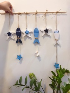 Figurine de poisson en bois naturel faite à la main pour créer des vibrations élégantes à la maison - Product Image 3