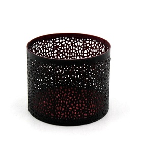 Fancy Design Iron Round Votive Holder Brass Plating Luxury Design Candle <b>Jar</b> for Living Room and Tabletop <b>Decoration</b> Handmade - Product Image 5