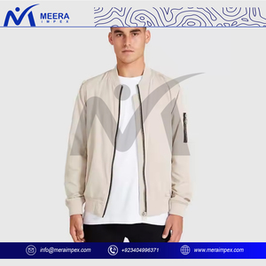 Custom Men's Bomber <b>Jacket</b> High-Quality Windproof <b>Lightweight</b> Zipper <b>Jacket</b> for Travel, Streetwear, Outdoor, Fashion Wear - Product Image 3