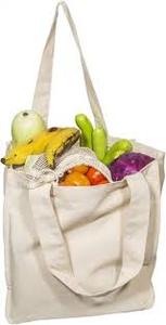 High Quality 100% Cotton Canvas Tote <b>Bag</b> Reusable Shopping <b>Cloth</b> <b>Bag</b> with Shoulder Closure Custom Logo and Design - Product Image 5