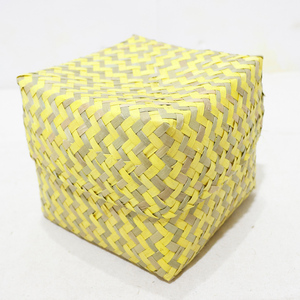 Artex Dong Thap usine fait à la main feuille de palmier boîte-cadeau panier de rangement décoratif naturel Vietnam artisanat moderne multifonction - Product Image 6