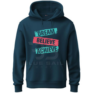 Sudaderas con capucha de algodón para hombres al por mayor con estilo deportivo básico ajuste cómodo sudaderas con capucha de moda para todos los días sudaderas con capucha de algodón para hombres - Product Image 1
