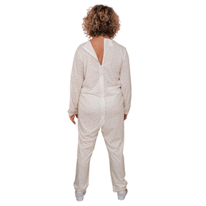 Ferrucci Comfort 100% Cotton OEKO-TEX Casual One-Piece Adaptive Pyjamas Anti-Strip Jumpsuit <b>Back</b> Closure Clothes <b>Protectors</b> - Product Image 3