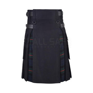 กระโปรงสั้นผ้าฝ้ายทนทานสำหรับผู้ชายกระเป๋าคาดเอวปรับได้สไตล์สตรีทแวร์กลางแจ้งคุณภาพสูงสไตล์ดั้งเดิม - Product Image 4